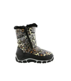 Antartica Snowboot met rits rubberzool JR