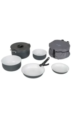 Bo-Camp Pan Flair 2 Hoog plus RVS