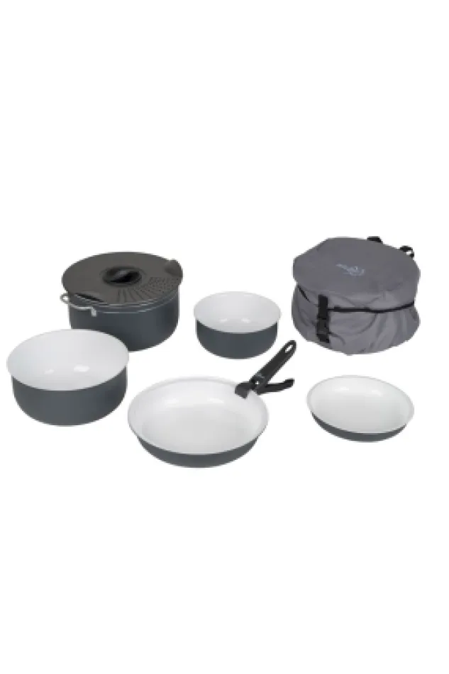 Bo-Camp Pannenset Trekking Ceramic 5-dlg