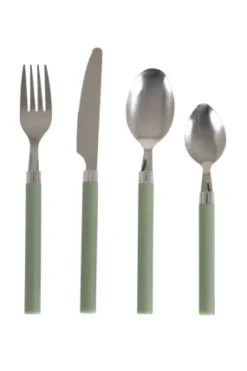 Bo-Camp Servies Patom m. groen 16dlg