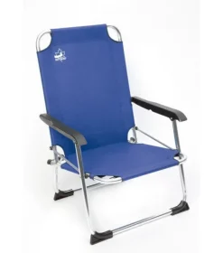 Bo-Camp Stoel Copa Rio laag aluminium