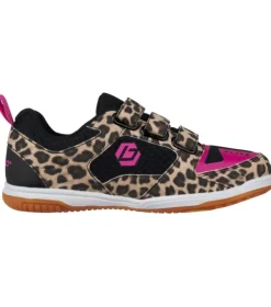 Brabo BF1022B  Indoor Shoe Velcro Leopard