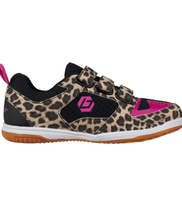 Brabo BF1022B Indoor Shoe Velcro Leopard