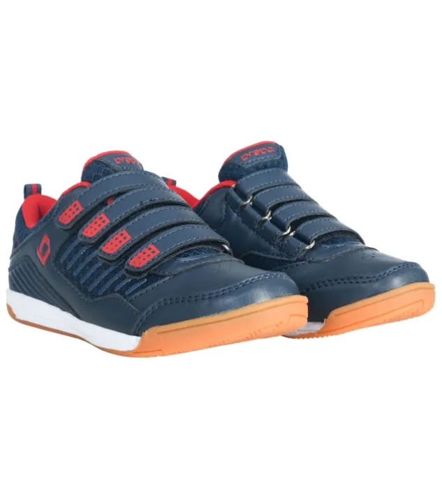 Brabo BF1020F Brabo Shoe Velcro Indoor Navy/Rd