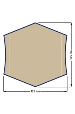 Eurotrail Fiberglas stokset 300-350cm 8,5