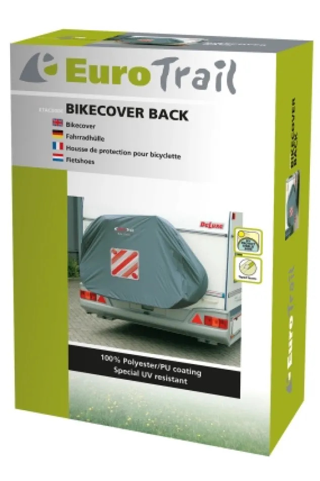 Eurotrail Fietshoes achterzijde caravan