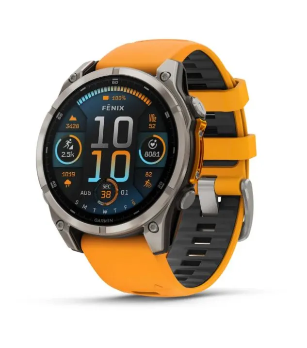 Garmin fenix 8 47 mm, AMOLED Sapphire titanium