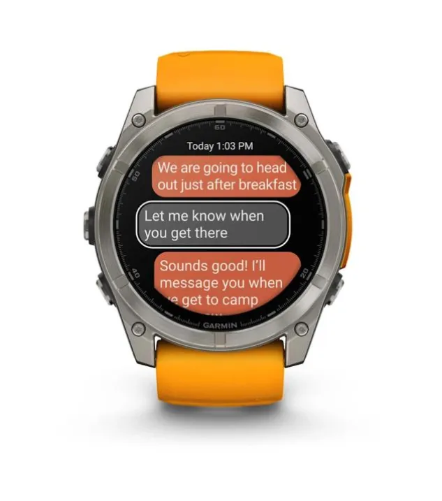 Garmin fenix 8 51 mm, AMOLED Sapphire titanium