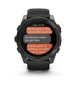 Garmin fenix 8 51 mm, AMOLED Sapphire Carbon grey DLC-ti