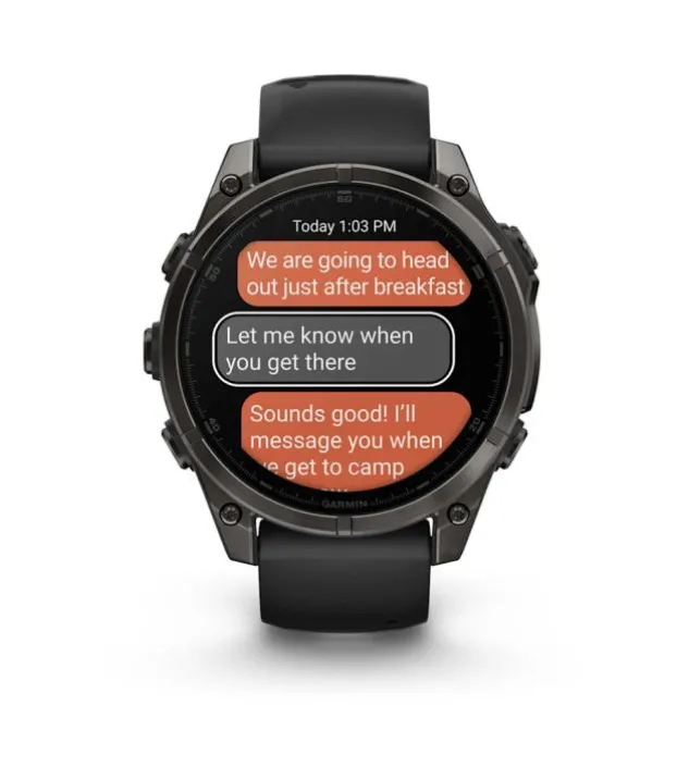 Garmin fenix 8 47 mm, AMOLED Sapphire Carbon grey DLC-ti