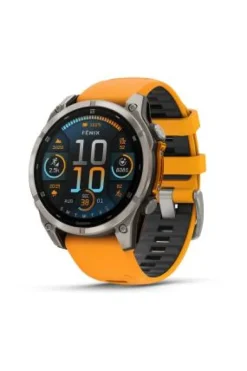Garmin fenix 8 47 mm, AMOLED Sapphire Carbon grey DLC-ti