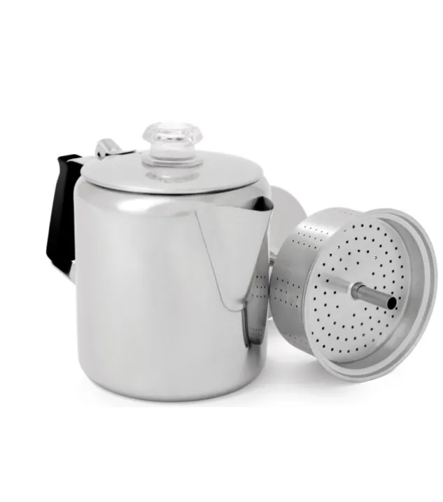 GSI Outdoors Glacier Stainless Percolator 6 C