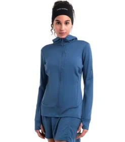 Icebreaker W Mer 260 Quantum IV LS Zip Ho