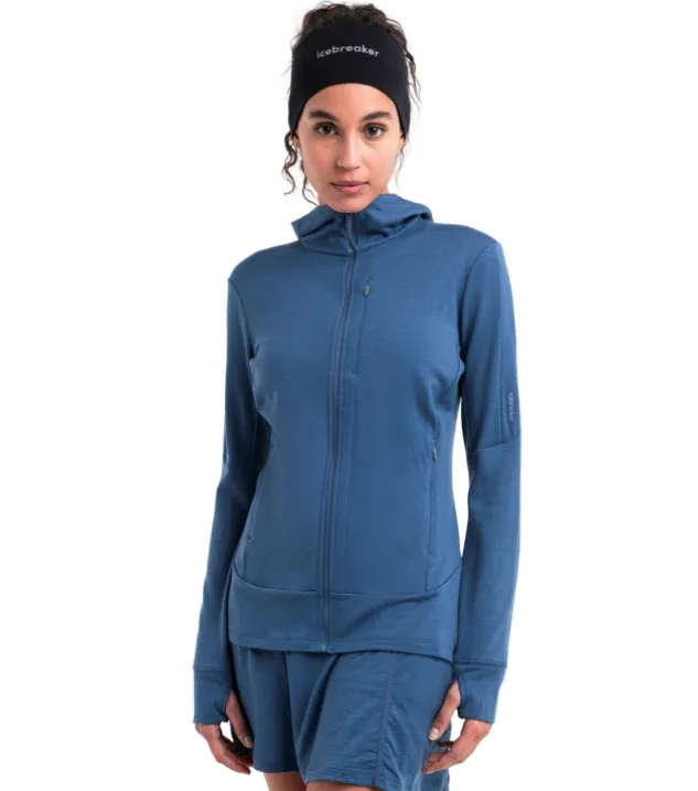 Icebreaker W Mer 260 Quantum IV LS Zip Ho