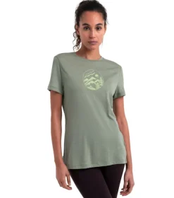 Icebreaker W Mer 150 Tech Lite III SS Tee Camp Circ