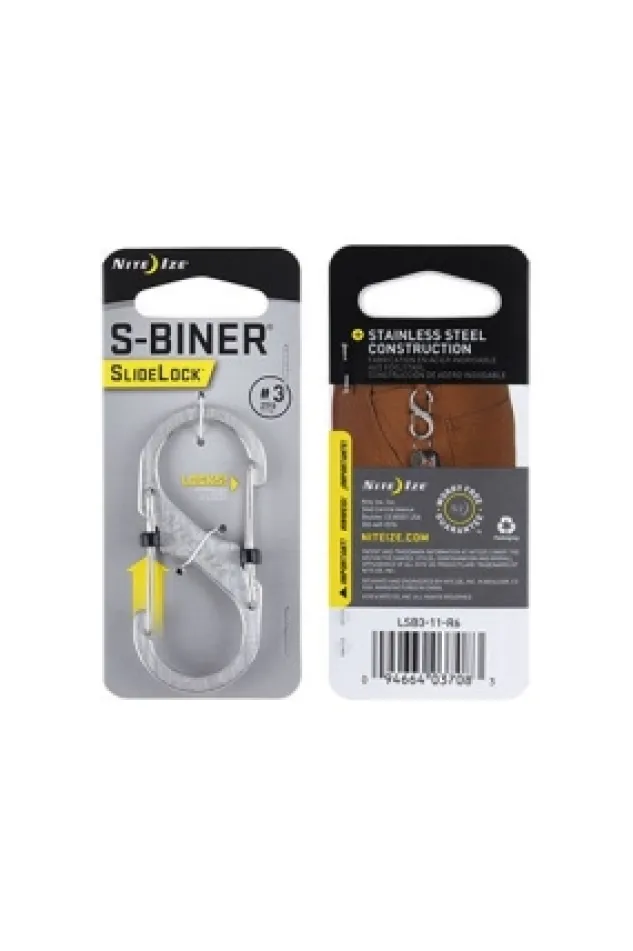Nite Ize S-Biner #4 Slidelock Stainless
