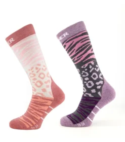 Sinner Ladies Ski Socks Animal